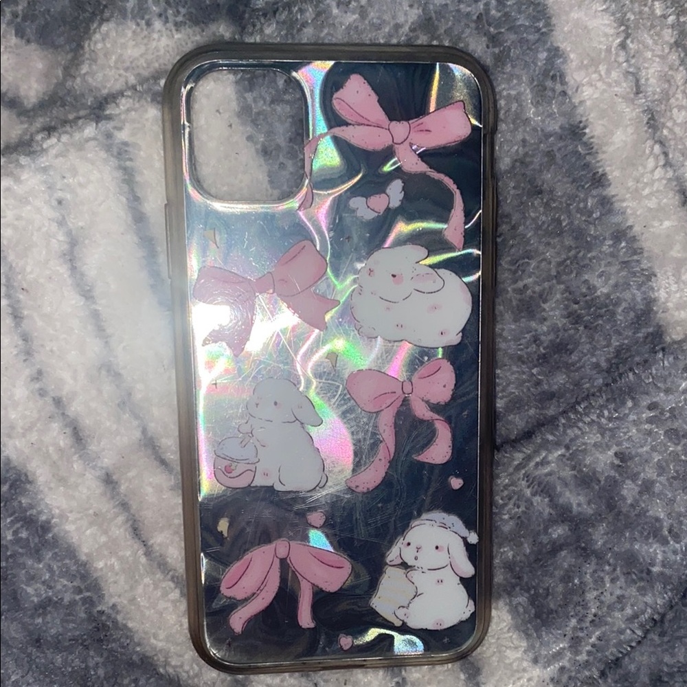 Cute Pink Bow and Animal IPhone 11 Case